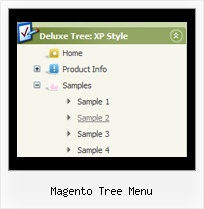 Magento Tree Menu Cascade Menu Tree