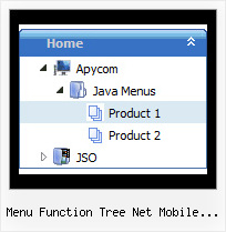 Menu Function Tree Net Mobile Phone Expandable Javascript Tree