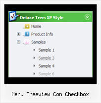 Menu Treeview Con Checkbox Tree Cascading Drop Down Menus