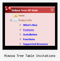 Mimosa Tree Table Invitations Code Source Menu Dynamique Tree