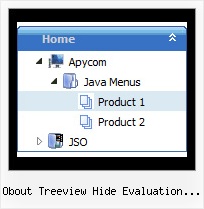 Obout Treeview Hide Evaluation Message Tree Top
