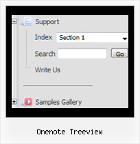 Onenote Treeview Tree Vertical Navigation Bar