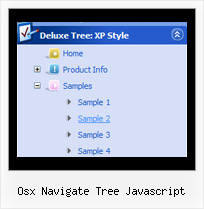 Osx Navigate Tree Javascript Trees Menu Css