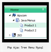 Php Ajax Tree Menu Mysql Tree Sliding Scroll Bar