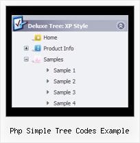 Php Simple Tree Codes Example Navigation Bar Tree Download