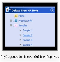 Phylogenetic Trees Online Asp Net Cascading Menus Tree