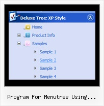 Program For Menutree Using Javascript Menu Dropdown Script Tree