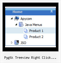 Pygtk Treeview Right Click Context Menu Tree Side Navigation Bars