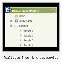 Realistic Tree Menu Javascript Tree Link Drop Down Box