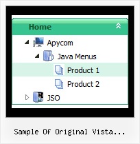 Sample Of Original Vista Directory Tree Static Tree Menus
