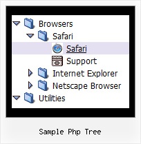 Sample Php Tree Tree Menu Tutorial Dropdown
