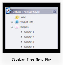 Sidebar Tree Menu Php Tree View Sliding Menu