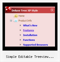 Simple Editable Treeview Javascript Tree Text Transparency