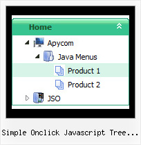 Simple Onclick Javascript Tree Menu Tree Examples Menu Bar