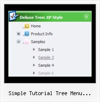 Simple Tutorial Tree Menu Javascript Tree Vertical Menu Bar