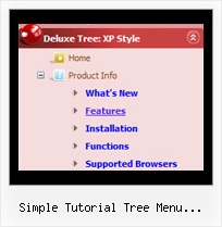 Simple Tutorial Tree Menu Javascript Animated Menu Tree
