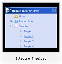 Sitecore Treelist Tree For Menu Creation