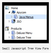 Small Javascript Tree View Form Menu En Tree