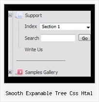 Smooth Expanable Tree Css Html Tree Hide Dropdown Menu