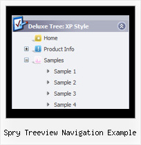 Spry Treeview Navigation Example Crear Menu Desplegable Con Tree