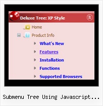 Submenu Tree Using Javascript Confluence Tree Pulldown Sliding