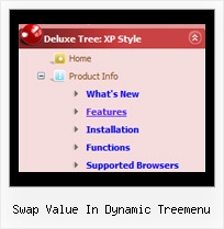 Swap Value In Dynamic Treemenu Example Tree Shell