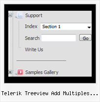 Telerik Treeview Add Multiples Icons Tree Template Dynamic Drop Down
