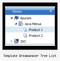 Template Dreamweaver Tree List Tree Text Style