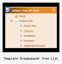 Template Dreamweaver Tree List Tree Array Example Menu