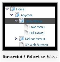 Thunderbird 3 Foldertree Select Dynamic Menu Tree View