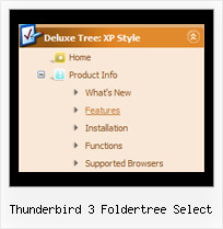 Thunderbird 3 Foldertree Select Tree Sliding Menu Examples Scroll