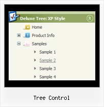 Tree Control Menus Droulants Tree