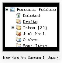 Tree Menu And Submenu In Jquery Transparency Tree Example