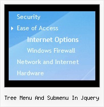 Tree Menu And Submenu In Jquery Dropdown Menu Tree View