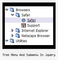 Tree Menu And Submenu In Jquery Tree Expanding Menu Across Frame