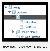 Tree Menu Mouse Over Slide Out Mouseover Top Menu Tree