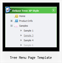 Tree Menu Page Template Tree Dynamic Menus