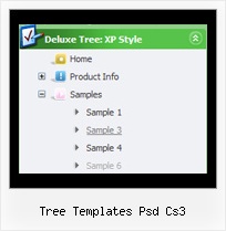 Tree Templates Psd Cs3 Tree Floating Dropdown Menu