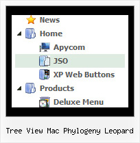 Tree View Mac Phylogeny Leopard Tree Mouseover Menu Tutorial