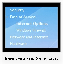 Treeandmenu Keep Opened Level Toolbar Menu Tree