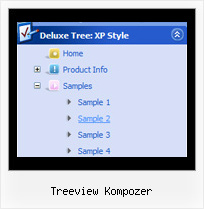 Treeview Kompozer Tree Scrolling Menus Samples