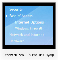 Treeview Menu In Php And Mysql Tree Pull Down Menu Navigation