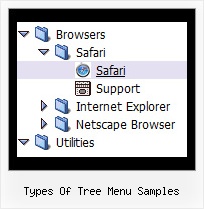 Types Of Tree Menu Samples Hide Browser Menu Bar Tree