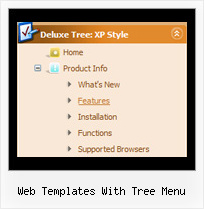 Web Templates With Tree Menu Example Drop Down Menu Tree