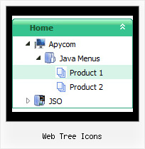 Web Tree Icons Tree Mouseover Menus