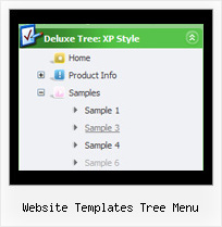Website Templates Tree Menu Javascript Examples Mouseover Tree Menu