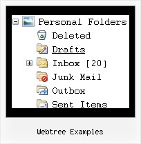 Webtree Examples Select Tree