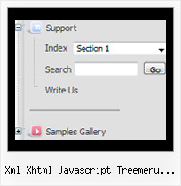 Xml Xhtml Javascript Treemenu Tutorial Tree Menu And Submenu