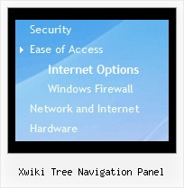 Xwiki Tree Navigation Panel Dynamic Tree Drop Down