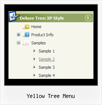 Yellow Tree Menu Tree Menu Frames